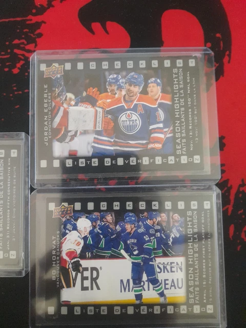 2015-16 UD Tim Hortons SEASON HIGHLIGHTS 3 Card Lot  Carey Price ,bo Horvet