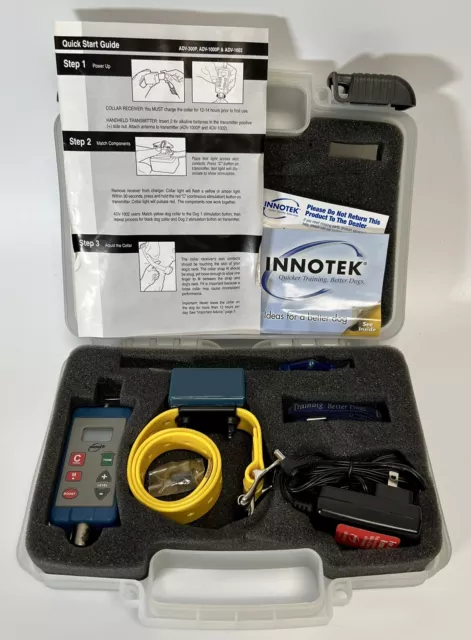 Innotek Digital Advanced Dog Training Collar ADV-1000P Free Spirit 1000 Yards