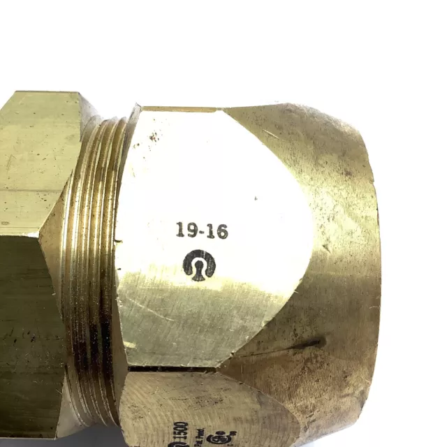 Brass 2" NPT to 2 " NPT Double Male Hex Nipple Hydrant Adaptor *FREE SHIPPING* 3