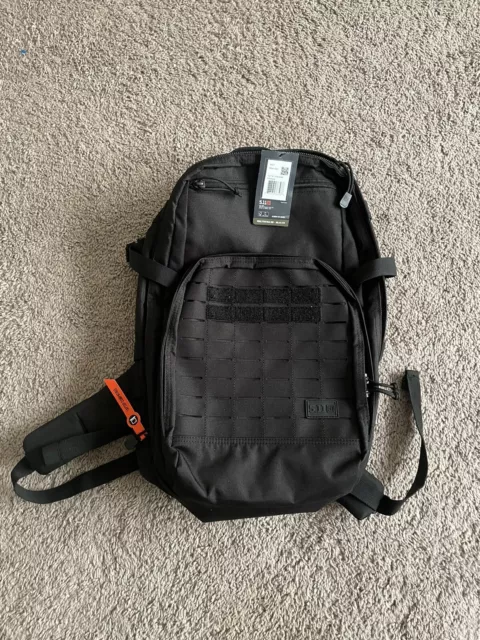 BRAND NEW 5.11 FAST-TAC 12 Black Backpack With Tags