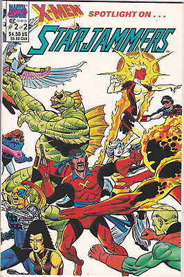 X-Men Spotlight on Starjammers #1 and #2 Mini (1990) Marvel Comics,Complete Run