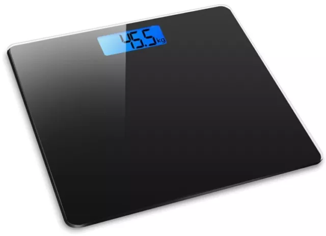 pèse personne électronique numérique, poids corporel, plate-forme 28x28cm,180KG