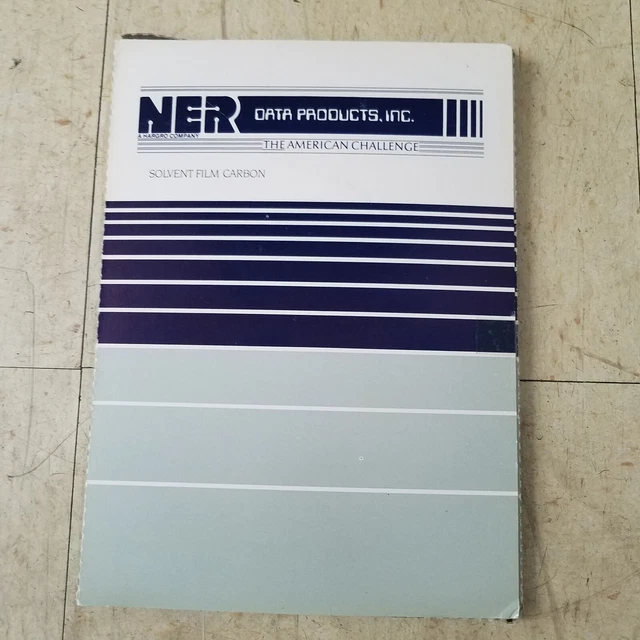 NER a hargro company data products solvent film carbon the American challenge