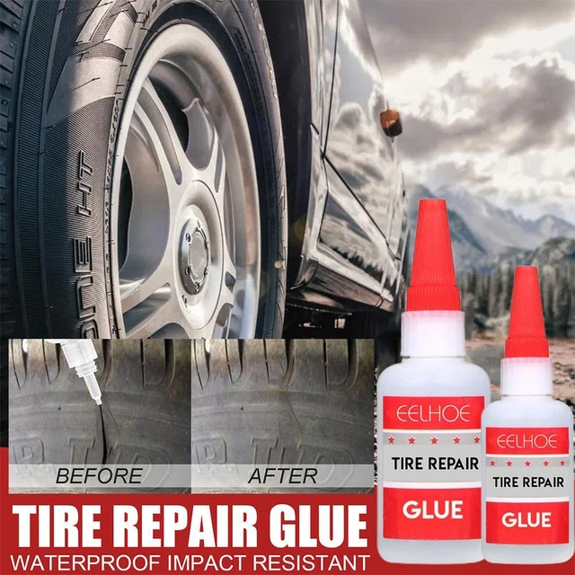 Strong Rubber Adhesive Tire Puncture Repair Glue Sealer 30/50ml Super Caulk W0G5