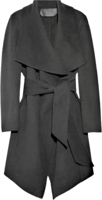 $2895  M DONNA KARaN Black Label collection Cashmere Coat