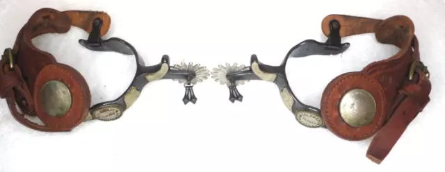 Vintage Pair Colorado Saddlery Spurs Denver Western