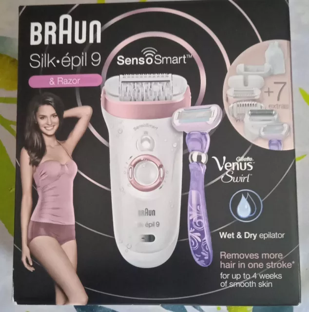 Braun Silk-Epil 9 9-870 Épilateur - Blanc/Rose 2