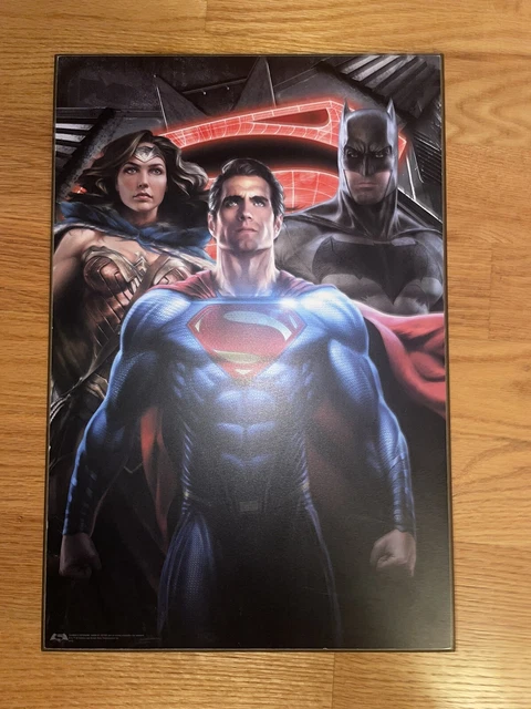 superman wood wall art