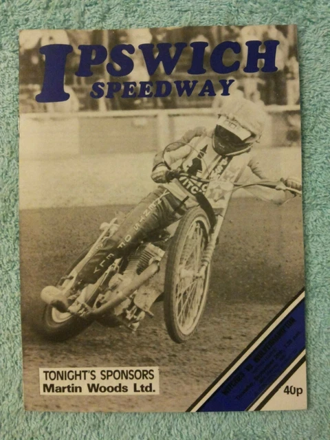 IPSWICH SPEEDWAY 1985 ORIGINAL PROG. v WOLVERHAMPTON 26th SEPTEMBER 26th MEETING