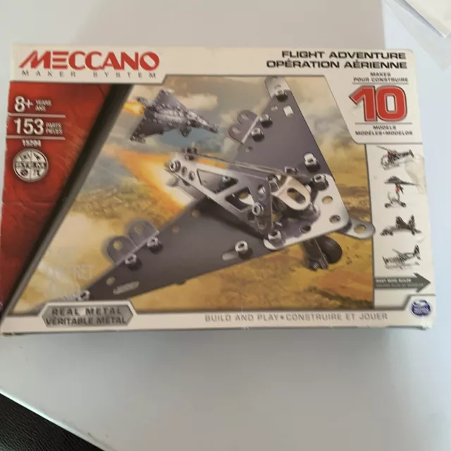 Meccano Maker System Flight Adventure 10 Model Set 15204