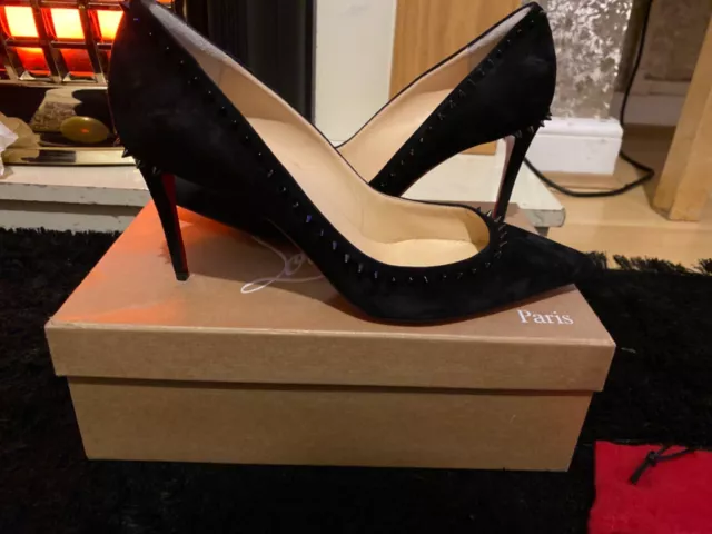 Christian Louboutin Anjalina 85 Veau Velours FOR SALE PicClick UK