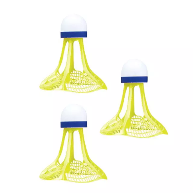 3pcs Windproof Badminton Sports Training Wind Resistant Badminton Shuttlecocks