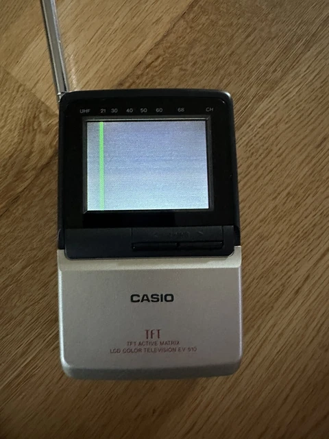 TV LCD Portable Casio EV-680B – Vintage, Couleur, TFT Matrix Active