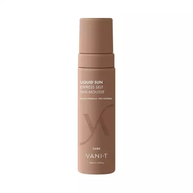 Vani-T Liquid Sun Express Self Tan Mousse 200ml - Dark