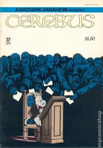 Cerebus #37 VG 1982 Stock Image Low Grade