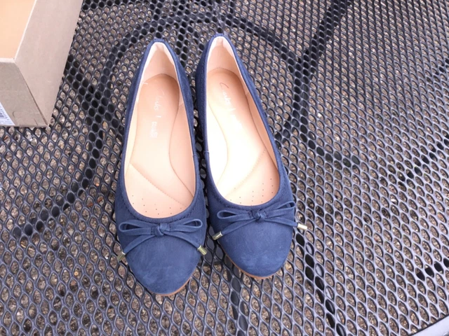 Clarks grace lily blue shop