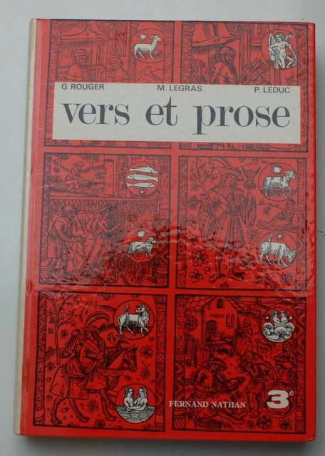 001383 - Vers et prose- Classe de troisième (G. Rouger, M. Legras, P. Leduc)