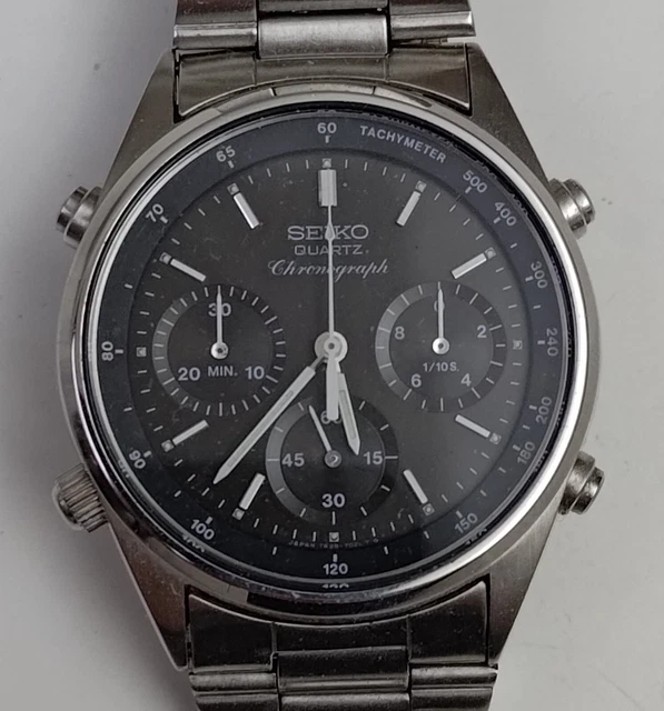 SEIKO QUARTZ CHRONOGRAPH 7A28 702A- Black James Bond Vintage EUR 550,00 - PicClick IT SEIKO QUARTZ CHRONOGRAPH 7A28 702A- Black James Bond Vintage EUR 550,00 - PicClick IT