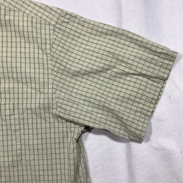 IZOD SALTWATER SHORT Sleeve Button Down Shirt Men's XL Green $16.96 ...