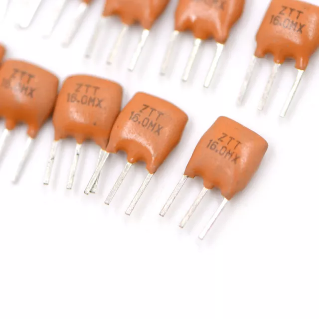 10pcs 3 Pins Ceramic Resonator 16.0MHz Best Nice UK RF#7H