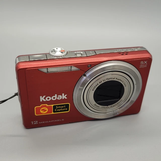 Kodak EasyShare M381 12.0MP Compact Digital Camera Red Tested