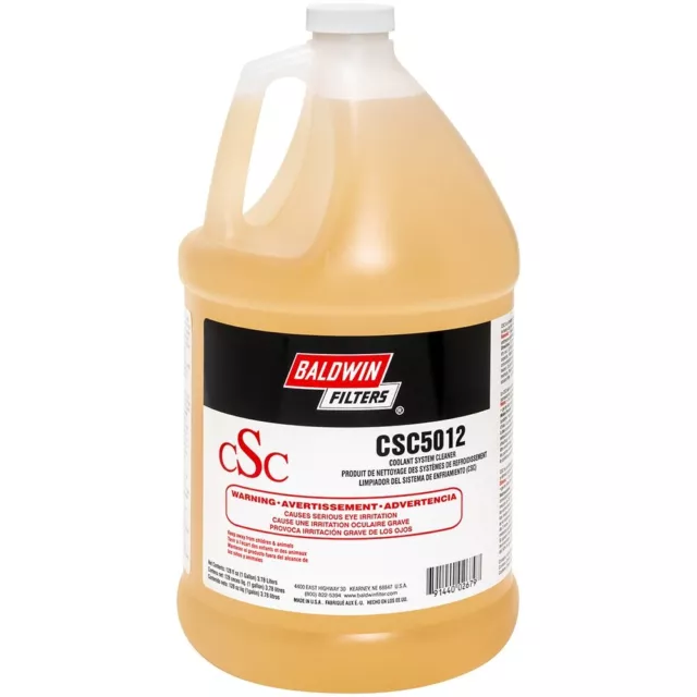 BALDWIN FILTERS CSC5012 Coolant System Cleaner Chemical 1 gallon jug