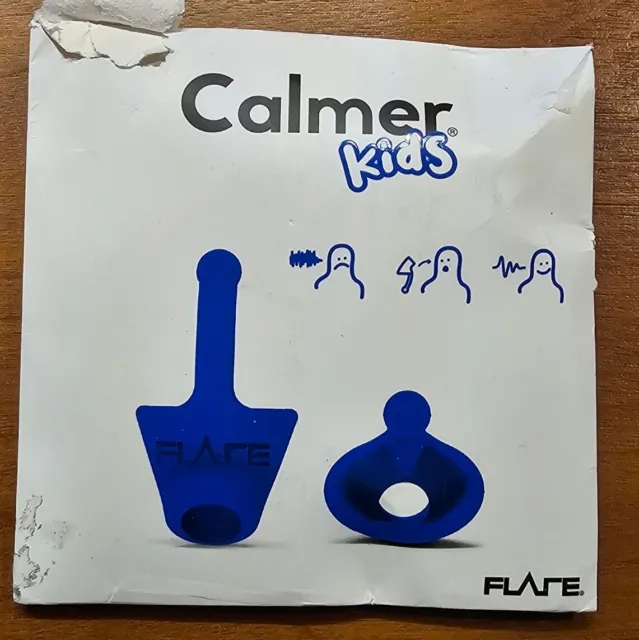 Flare Calmer SECURE KIDS BLUE Earplugs Ear Plugs Protectors by Flare Audio