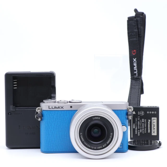 PANASONIC LUMIX DMC GM1S Blue 12-32mm Lens English OK (SC:2395