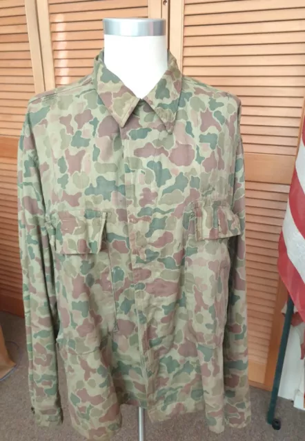 WW2 American Army 2-piece HBT M-44 'Frog Camo' Suit from The Battle for Normandy