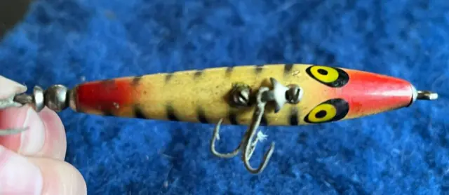 VINTAGE EARLY WOOD SMITHWICK DEVILS HORSE TOOTHPICK Good Color FISHING LURE  $9.99 - PicClick