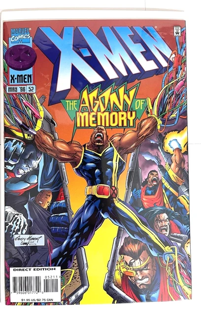 X-Men #52 Cvr A Kubert Waid 1996 Marvel Comics Vf/Nm