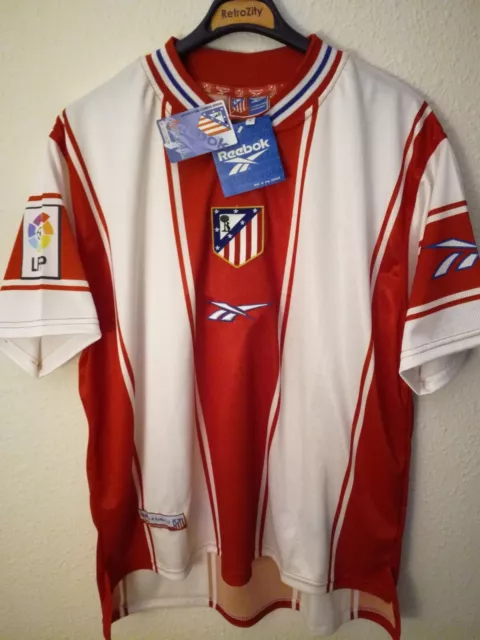 ATLETICO DE MADRID 1999-2000 BNWT camiseta shirt trikot maillot maglia L