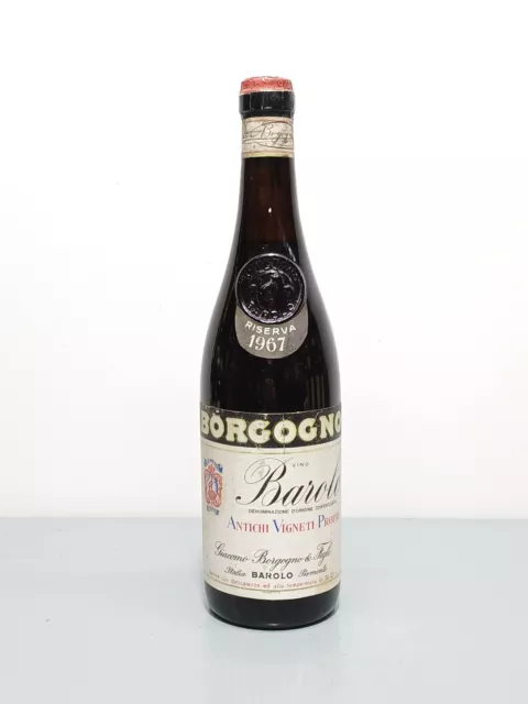 Vino 1967 Barolo Giacomo Borgogno  Riserva bott..0 ,72 cl