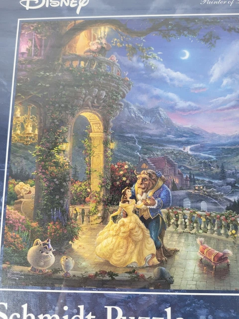 THOMAS KINKADE: SCHMIDT Disney Beauty And The Beast 1000 Piece Jigsaw ...