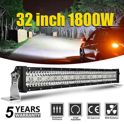 Leetop 120W 180W 72W 36W Projecteur Phare de Travail LED Barre de Travail étanche IP67 LED Antibrouillard Feux Diurne Lumière Off Road Lampe Feu de Travail pour Camion 4x4 Tracteur 120W 