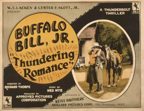Thundering Romance Poster Us Poster, Jean Arthur Jay Wilsey Old Movie Photo