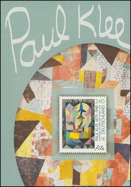 3195 Maler und Grafiker Paul Klee - EB 8/2015