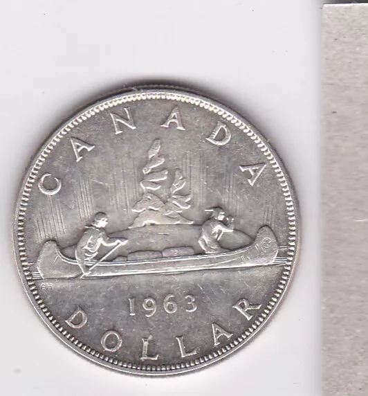 1963 Canada Silver Dollar