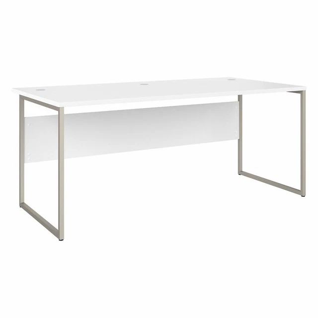 Bush Business Furniture Hybrid 72W x 36D Computer Table Desk with Metal Legs...