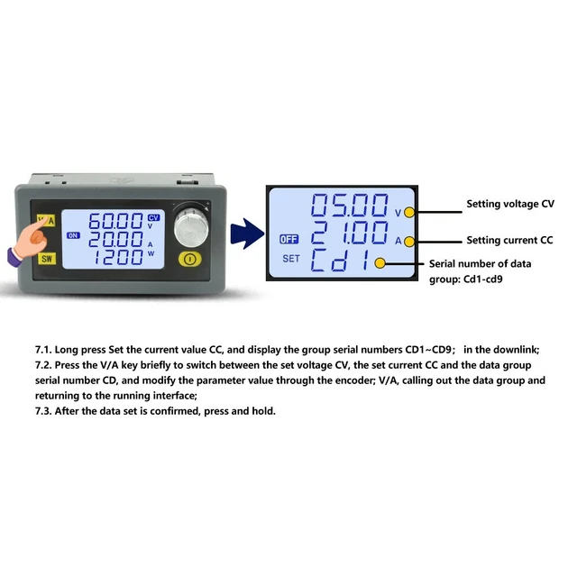 Alimentation Programmable DPS8005/DPS5020 – Tension Constante/courant, Step-down, Neuf