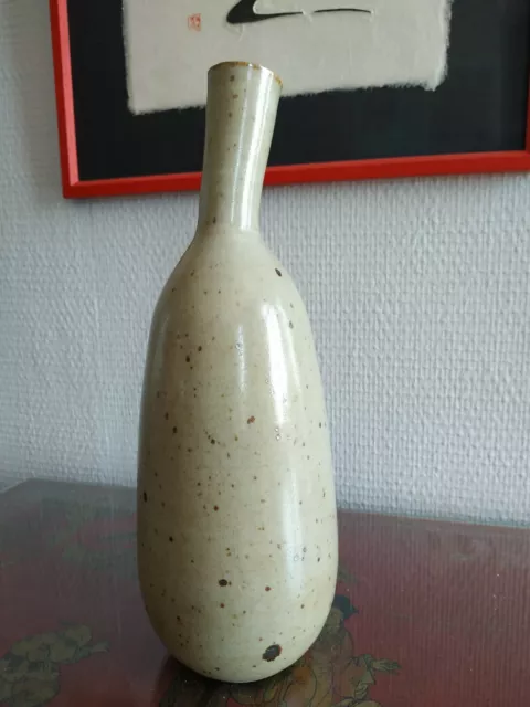 Vase Bouteille Gres De Guerande