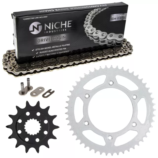 Sprocket Chain Set for Honda CR500R 14/49 Tooth 520 Front Rear Kit Combo
