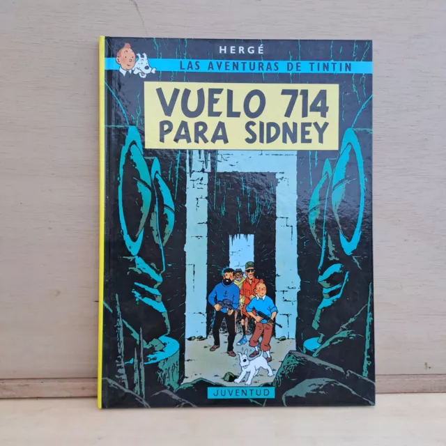 Album BD Tintin Espagnol Vuelo 714 para Sydney Vol 714 pour Sydney Hergé