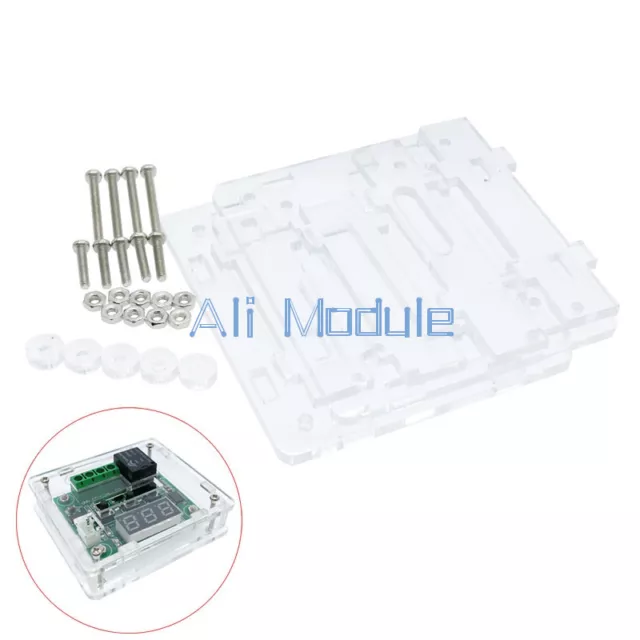 Clear Acrylic Case Shell Kit for XH W1209 Digital Temperatur​e Control Module UK