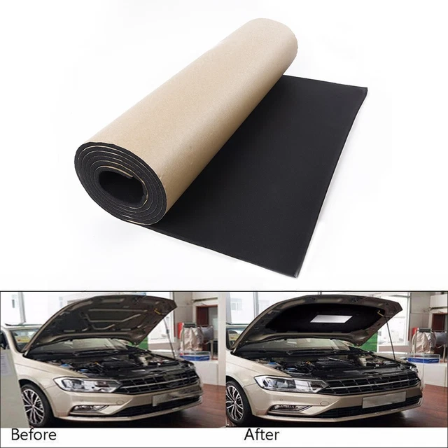 REDUCE NOISE POLLUTION with Car Soundproofing Foam 200x50cm Insulation