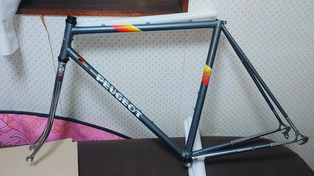 自転車本体 PEUGEOT Aneto CFX10 REYNOLDS 531 PEUGEOT CFX10 ANETO Reynolds 531 Frame Set Top Tube 540mm