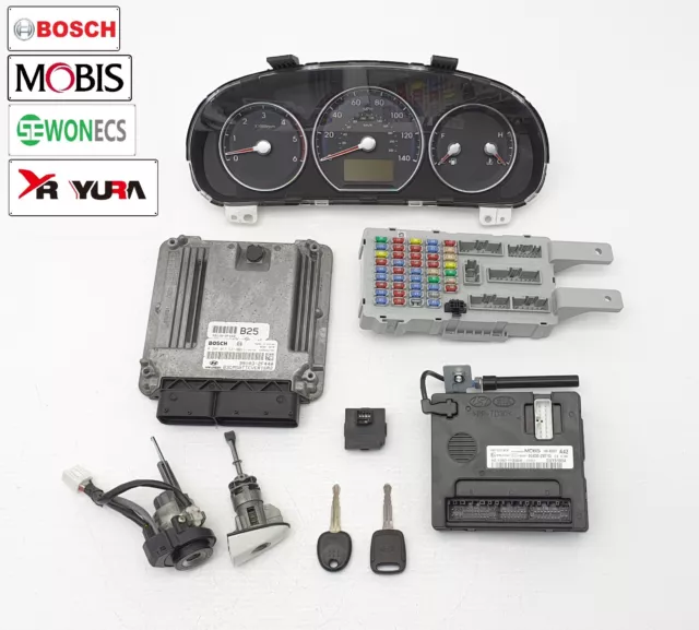 Kit ecu motore Hyundai Santa Fe Mk2 FL 2010-12 2.2CRDi 194 CV B25 con set di blocco