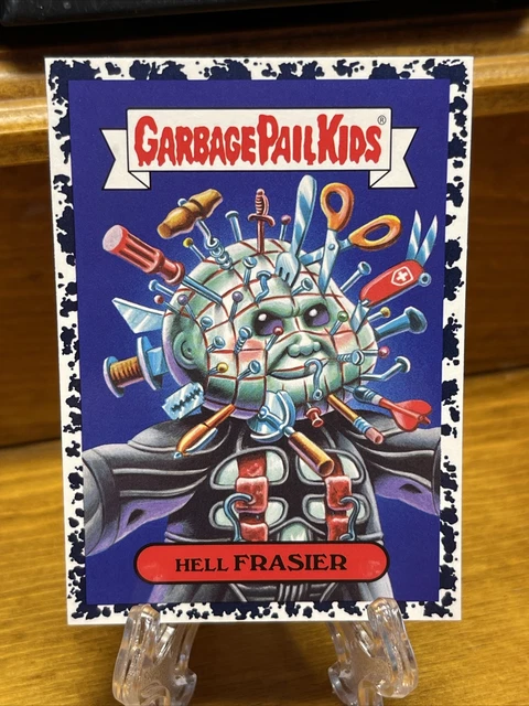 Garbage Pail Kids 2018 OH, THE HORROR-IBLE 80s Horror Hell Frasier 1b Black