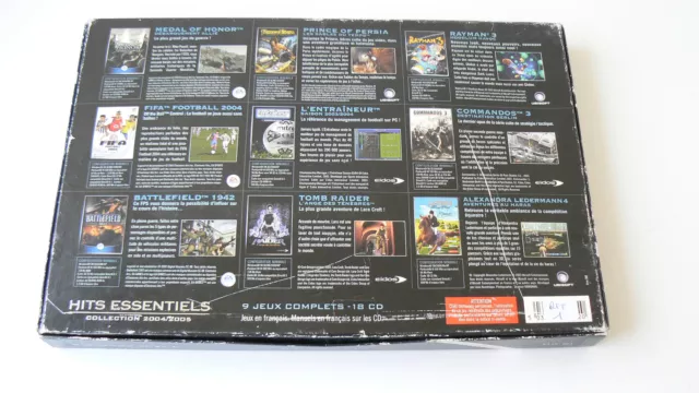 Rare Coffret 9 Jeux Pc Hits Essentiels Collection 2004/2005 Complets En Boite ! 2