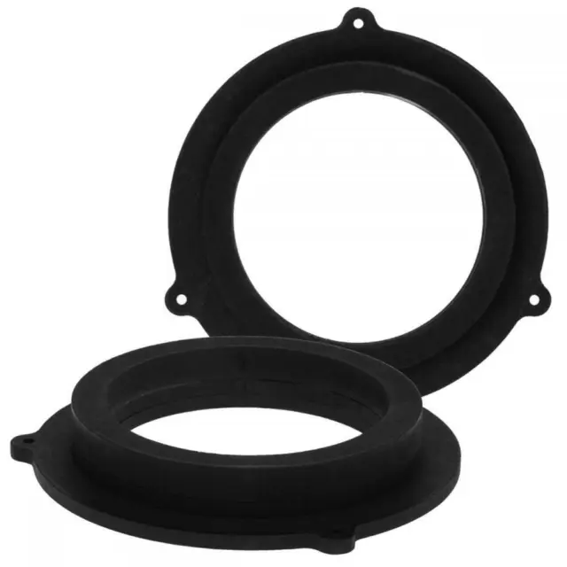 MDF Front Door 165mm 6.5" Speaker Adaptors Rings Spacers Collars for Fiat